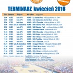 TERMINARZ ROZGRYWEK KWIECIEŃ 2016